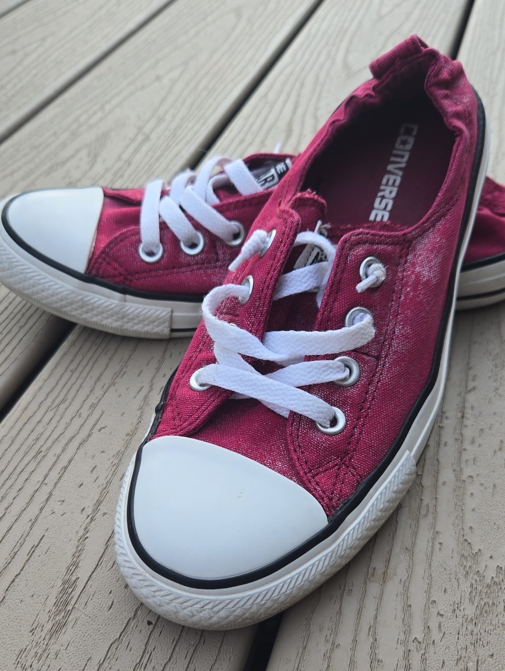 Maroon Shoreline Converse